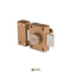 Cerrojo UCEM 4101HB 60 mm Dorado | Herrajes de Andalucía