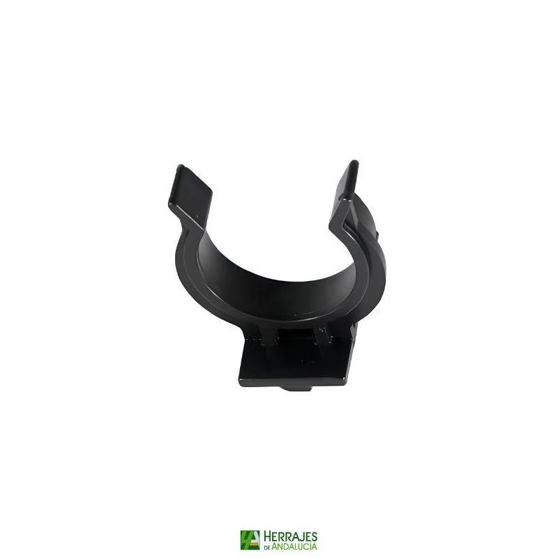 Pinza para zócalo aluminio negra | Herrajes de Andalucía