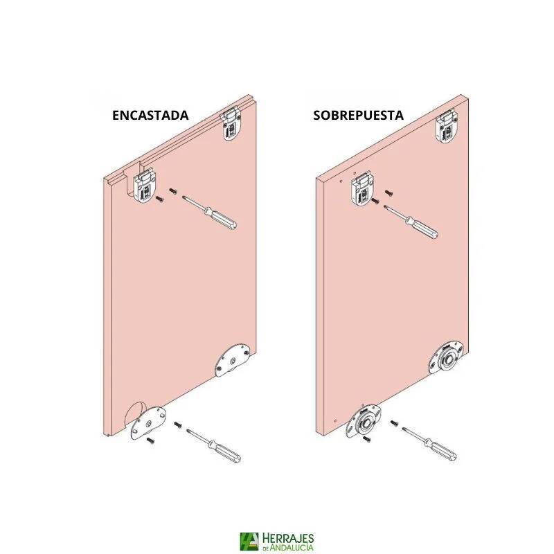 Accesorios SF25 Saheco Corredera | Herrajes de Andalucía