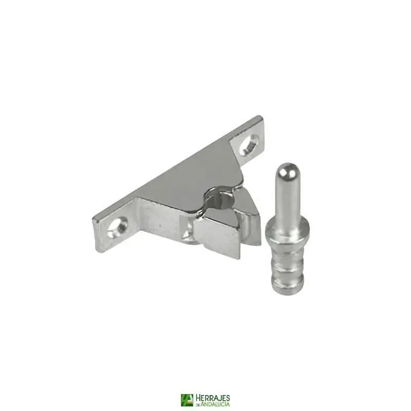 Tope Pinza Sujeta Puertas Cromada 260C-Herrajes de Andalucía
