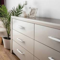 Tirador Elbow Blanco Mate 128 mm | Herrajes de Andalucía