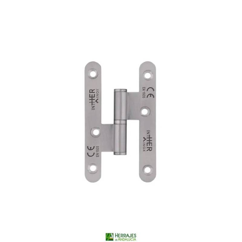 Pernio Modelo 305 sin remate izquierda Inoxidable | Herrajes de Andalucía