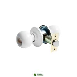 Pomo redondo TESA Tulipa 3900UO Blanco | Herrajes de Andalucía