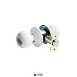 Pomo redondo TESA Tulipa 3900UO Blanco | Herrajes de Andalucía