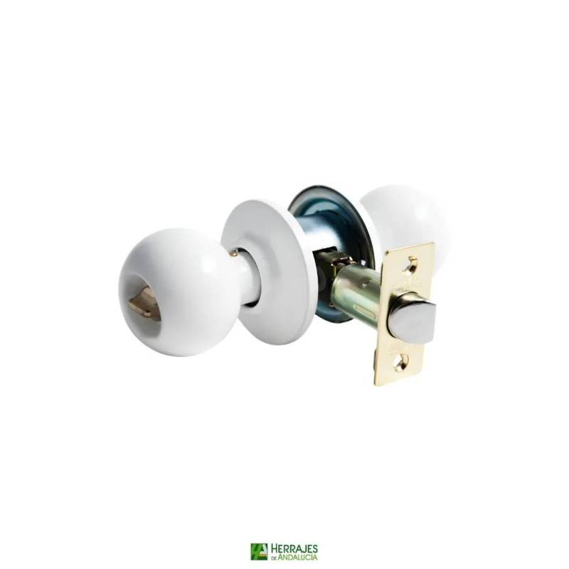 Pomo redondo TESA Tulipa 3900UO Blanco | Herrajes de Andalucía