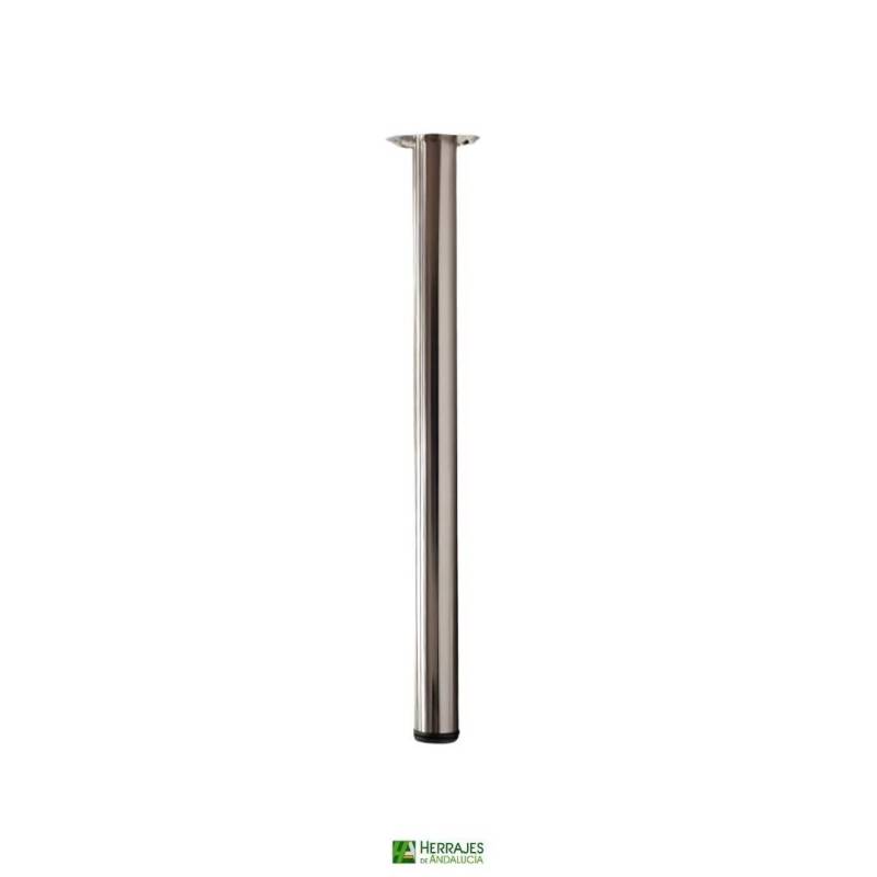 Pata de acero graduable 710mm Ø60mm | Herrajes de Andalucía