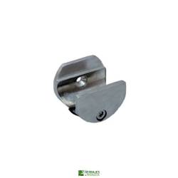 Soporte Tubo Cabina Sanitaria Inoxidable | Herrajes de Andalucía
