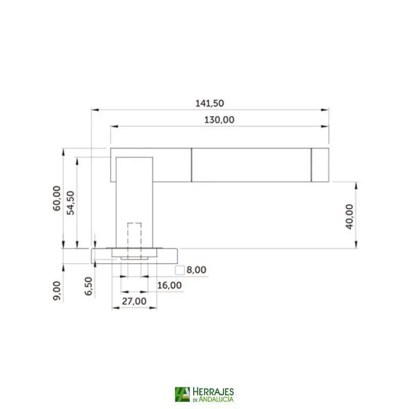Juego de Manillas Halios AISI 304 | Herrajes de Andalucía