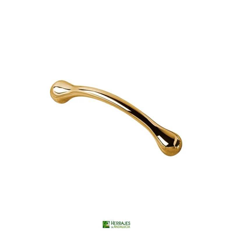 Tirador para Mueble Clásico Dorado 64 mm | Herrajes de Andalucía