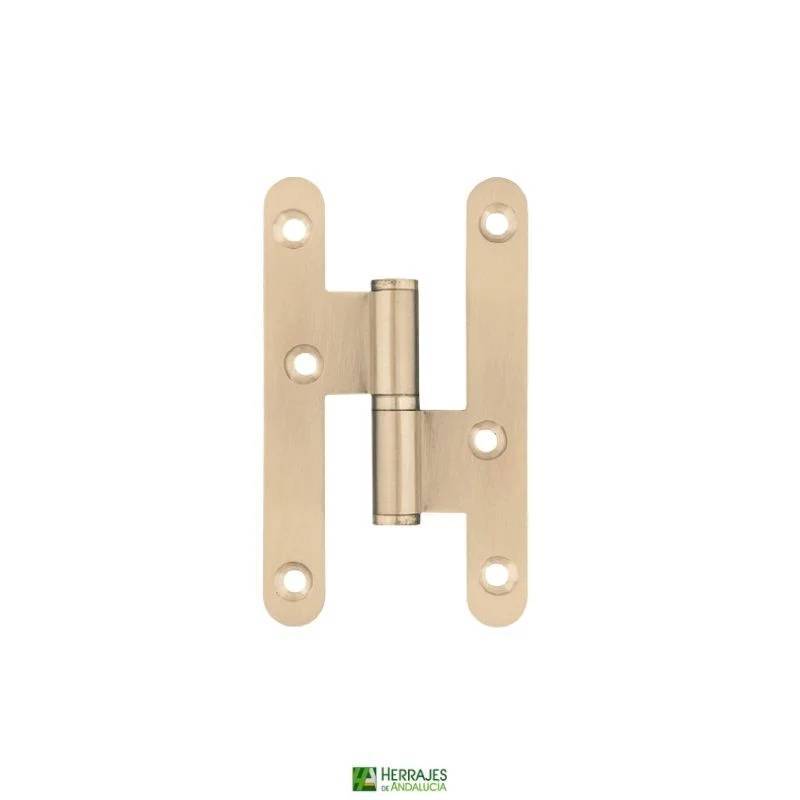 Pernio Inther 3305 100 mm Latón Satinado Izq. | Herrajes de Andalucía