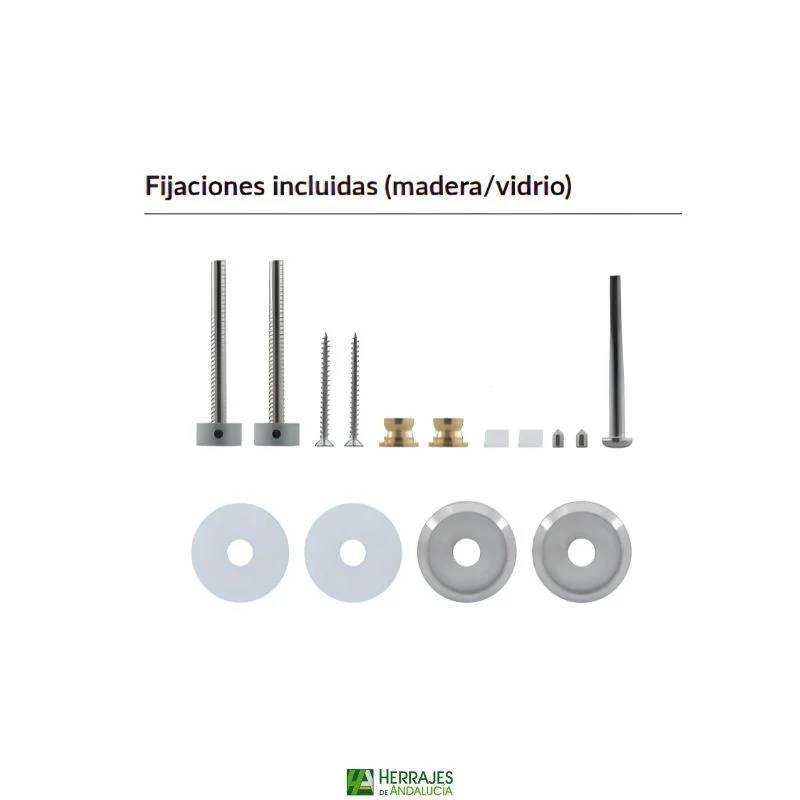 Manillón 1225R Latón Satinado 450 mm | Herrajes Andalucía
