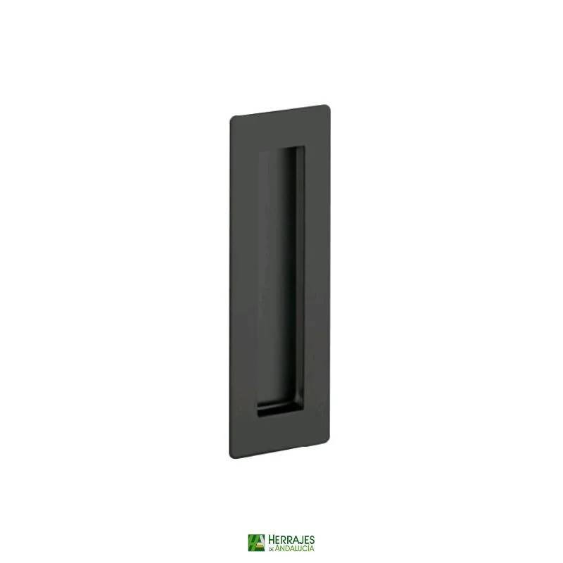 Tirador Embutir SS4 Negro 150x50mm |  Herrajes de Andalucía