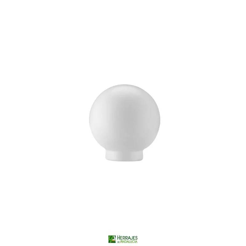 Pomo Bola Ø20 Blanco Mate | Herrajes de Andalucía
