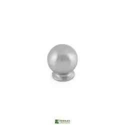 Pomo Bola Ø20 mm níquel satinado para Muebles | Herrajes de Andalucía