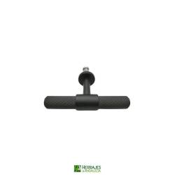Pomo ROMBO negro 95×54 mm | Herrajes de Andalucía