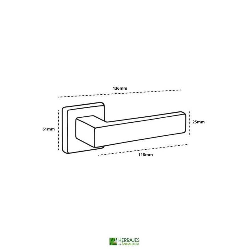 Manivela Krabi Inther Inox 304 | Herrajes de Andalucía