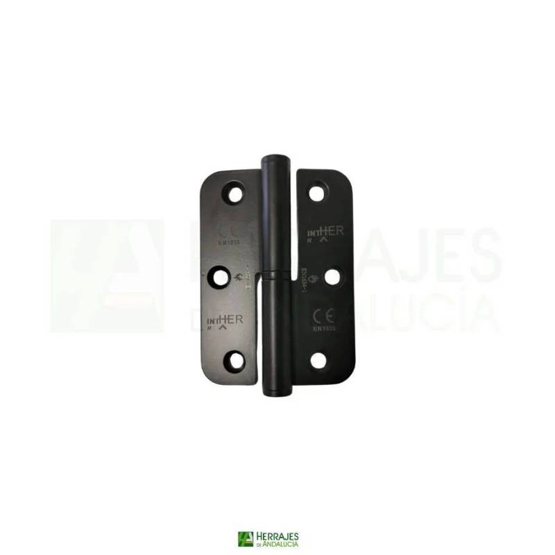 Bisagra 9065 CRC RF 120kg negra Inther | Herrajes de Andalucía