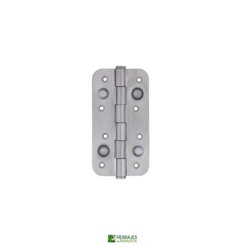 Bisagra Seguridad 917 níquel para puerta blindada Inther | Herrajes de Andalucía