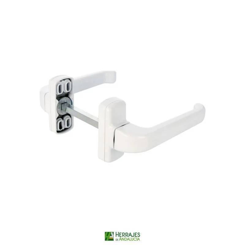 Manivela 4456 F7 blanca para puertas y ventanas | Herrajes de Andalucía