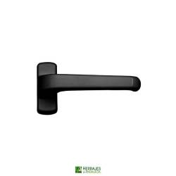 Juego Manivela ventana 4456 F6 negra  | Herrajes de Andalucía