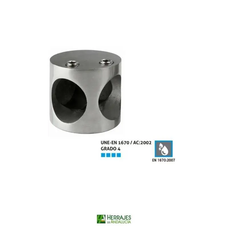 Nudo Conector 90º WPF-03 Tubo 25 mm | Herrajes de Andalucía