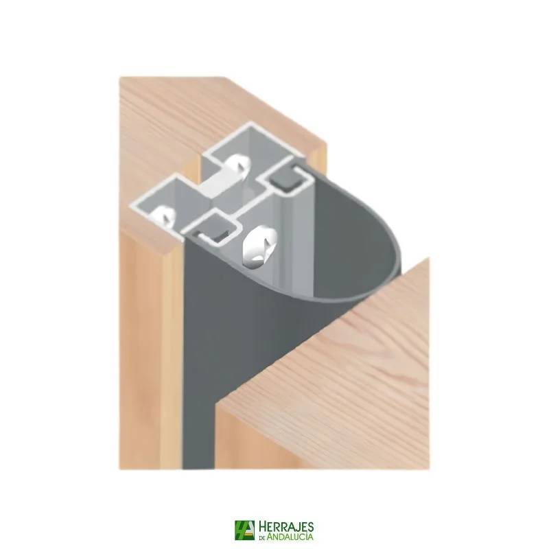 Sistema Protección Puertas 1,40 negro | Herrajes de Andalucía