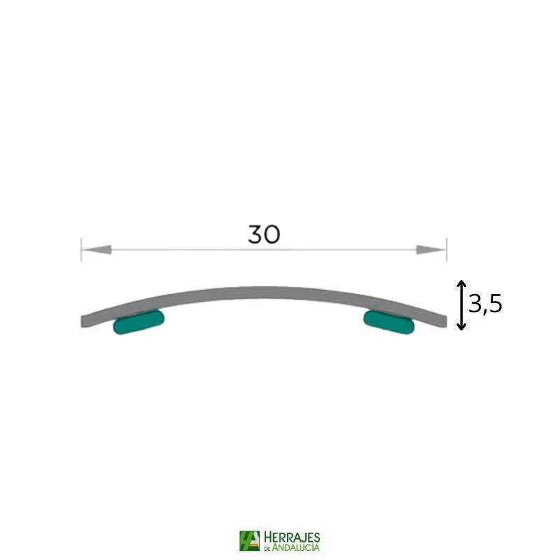 Tapajunta Adhesiva Moqueta 83 cm | Herrajes de Andalucía