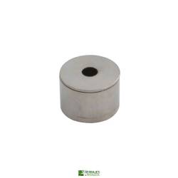 Soporte Tubo Ø20 mm Níquel | Herrajes de Andalucía