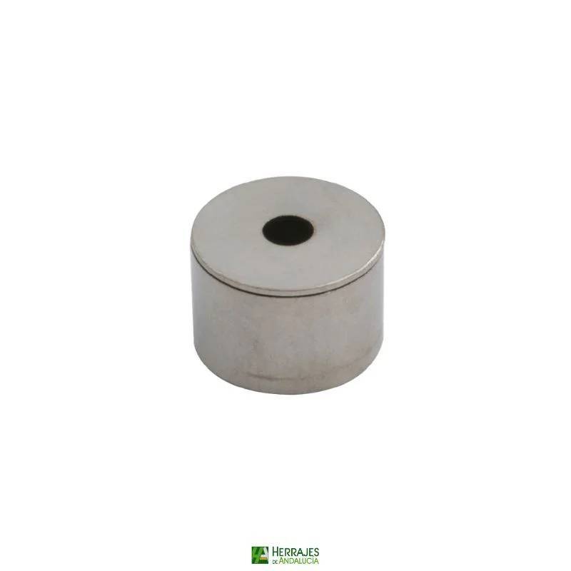 Soporte Tubo Ø20 mm Níquel | Herrajes de Andalucía