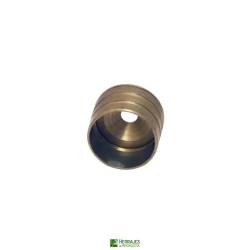 Soporte barra casquillo Ø12 mm latonado | Herrajes de Andalucía