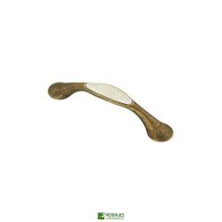 Tirador para mueble craquelé 96mm | Herrajes de Andalucía
