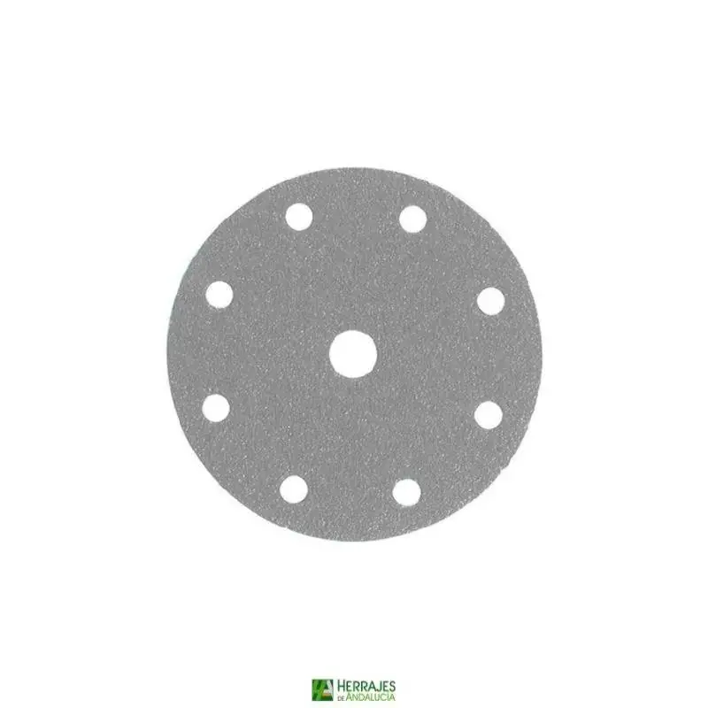 Disco Lija Velcro 125 mm P-80 | Herrajes de Andalucía