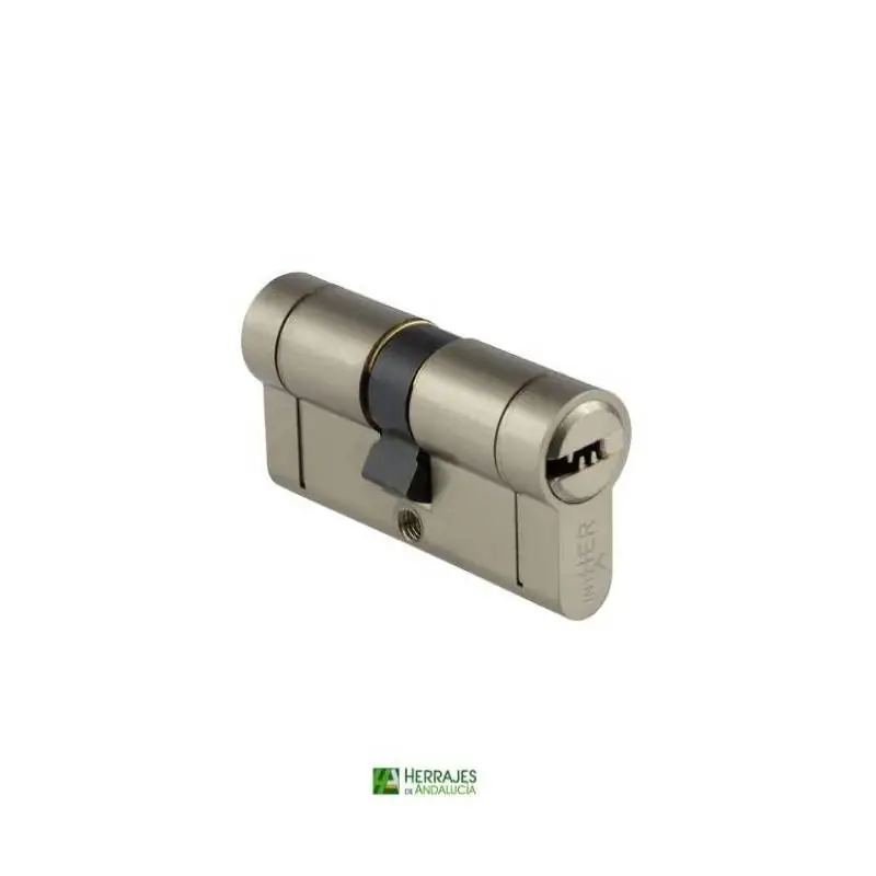 Cilindro seguridad I6Plus 30x30mm níquel | Herrajes de Andalucía