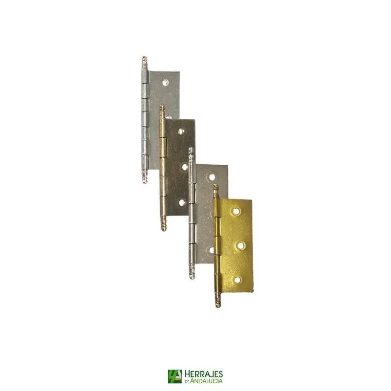 Bisagra Mueble 207 50x40 mm dorada | Herrajes de Andalucía