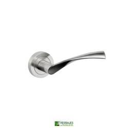 Manivela con roseta ZEUS Inox AISI-304 123x52mm | Herrajes de Andalucía