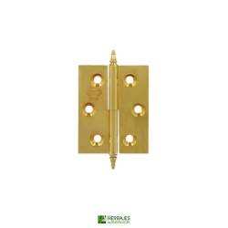 Bisagra Latón Pulido 1006 Izquierda 70x50mm | Herrajes de Andalucía