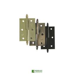 Bisagra desmontable 541 derecha Latonado 80x5mm | Herrajes de Andalucía