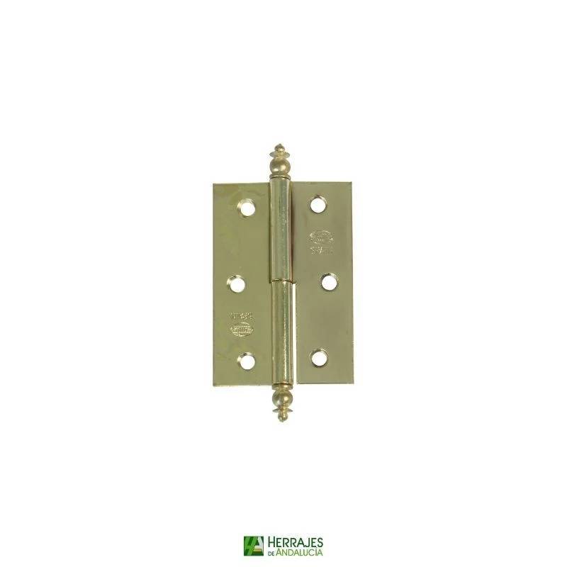 Bisagra desmontable 541 70x43mm Izda latonada | Herrajes de Andalucía