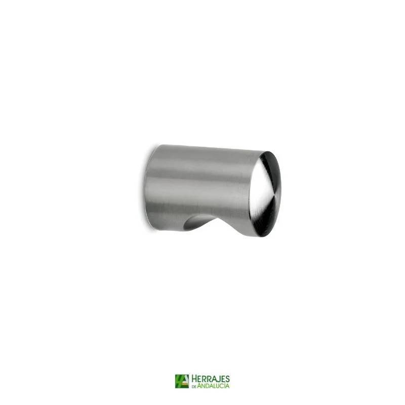 Pomo mueble Muesca Inox Ø25mm H30mm | Herrajes de Andalucía