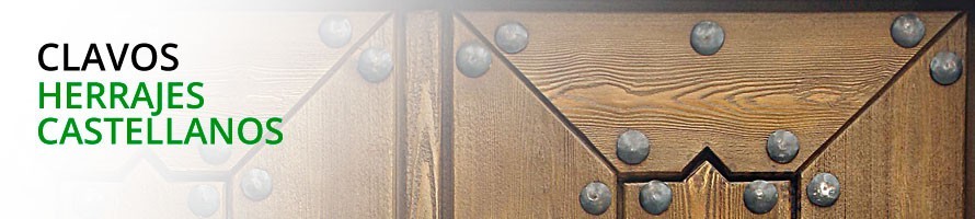 Clavos Decorativos y Herrajes Ornamentales para Puertas de Entrada