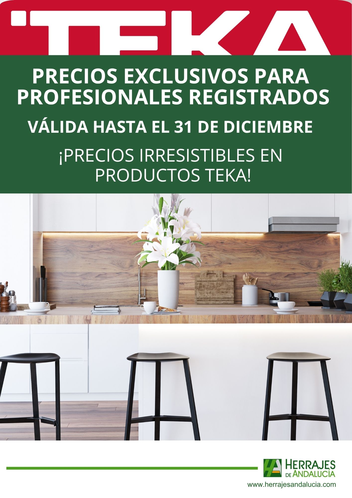 Portada catálogo Teka con promoción especial